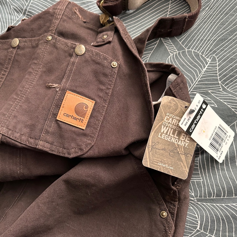 Carhartt Relaxed Fit Canvas Bib Overalls